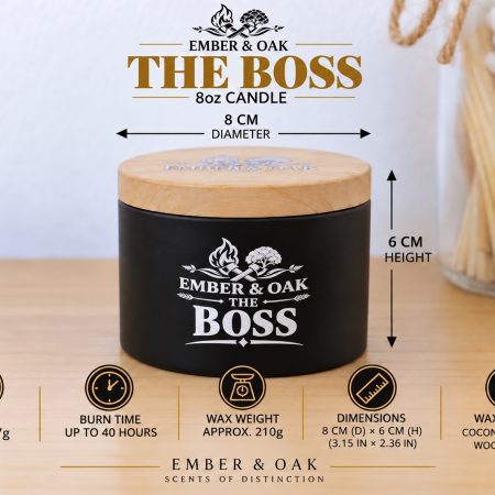 The Boss – Inspired by Hugo Boss Bottled | Candles, Wax Melts and Snap Bars