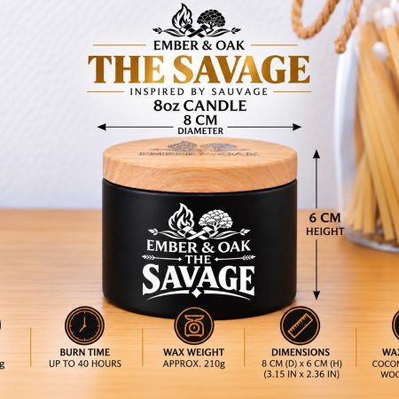 The Savage – Inspired by Dior Sauvage | Candles, Wax Melts and Snap Bars