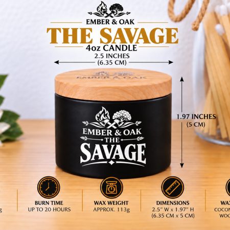 The Savage – Inspired by Dior Sauvage | Candles, Wax Melts and Snap Bars