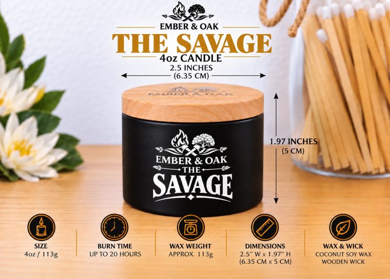 The Savage – Inspired by Dior Sauvage | Candles, Wax Melts and Snap Bars