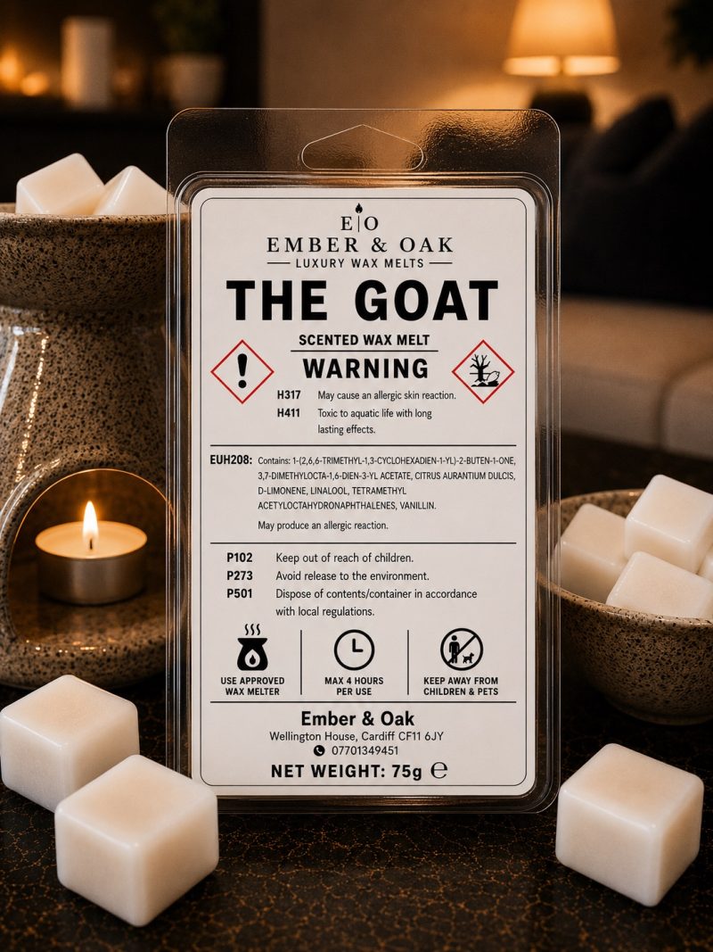 The G.O.A.T – Inspired by Jean Paul Gaultier Le Male | Candles, Wax Melts and Snap Bars