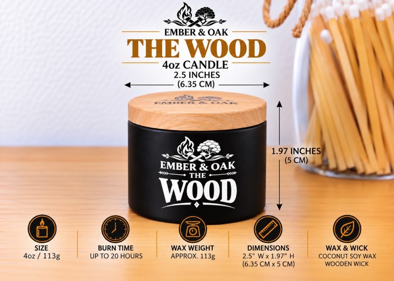 The Wood – Inspired by Tom Ford Oud Wood | Candles, Wax Melts and Snap Bars
