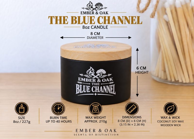 The Blue Channel – Inspired by Bleu de Chanel | Candles, Wax Melts and Snap Bars