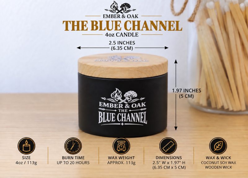 The Blue Channel – Inspired by Bleu de Chanel | Candles, Wax Melts and Snap Bars