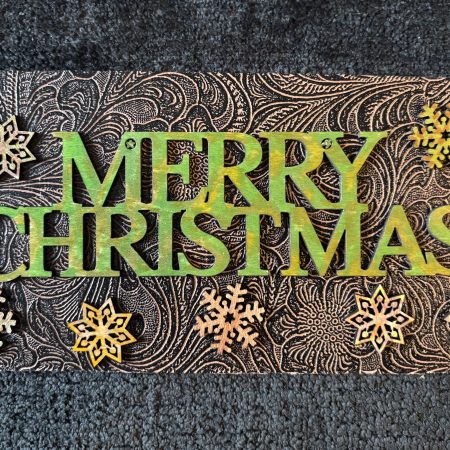 Merry Christmas Deluxe Decoration, Handmade, 20x10cm