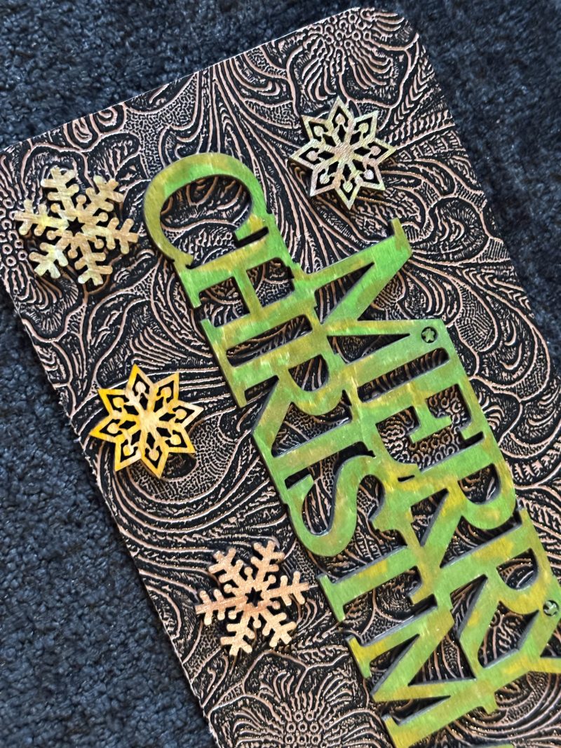 Merry Christmas Deluxe Decoration, Handmade, 20x10cm