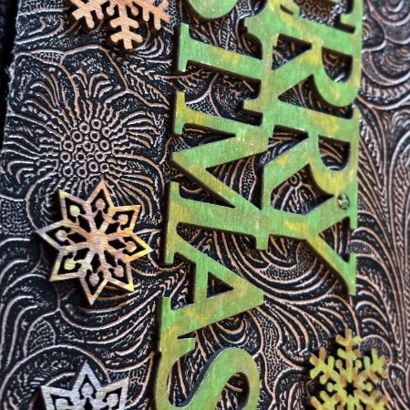 Merry Christmas Deluxe Decoration, Handmade, 20x10cm