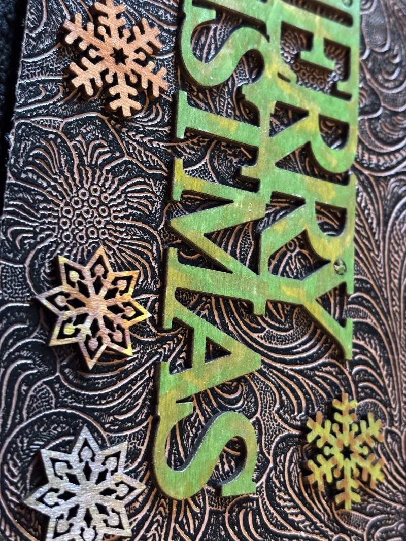 Merry Christmas Deluxe Decoration, Handmade, 20x10cm