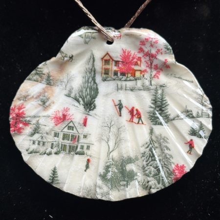 Shell Christmas ornament