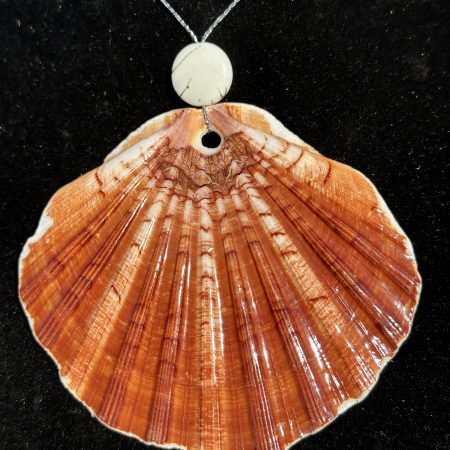 Christmas ornament shell decoupage resin