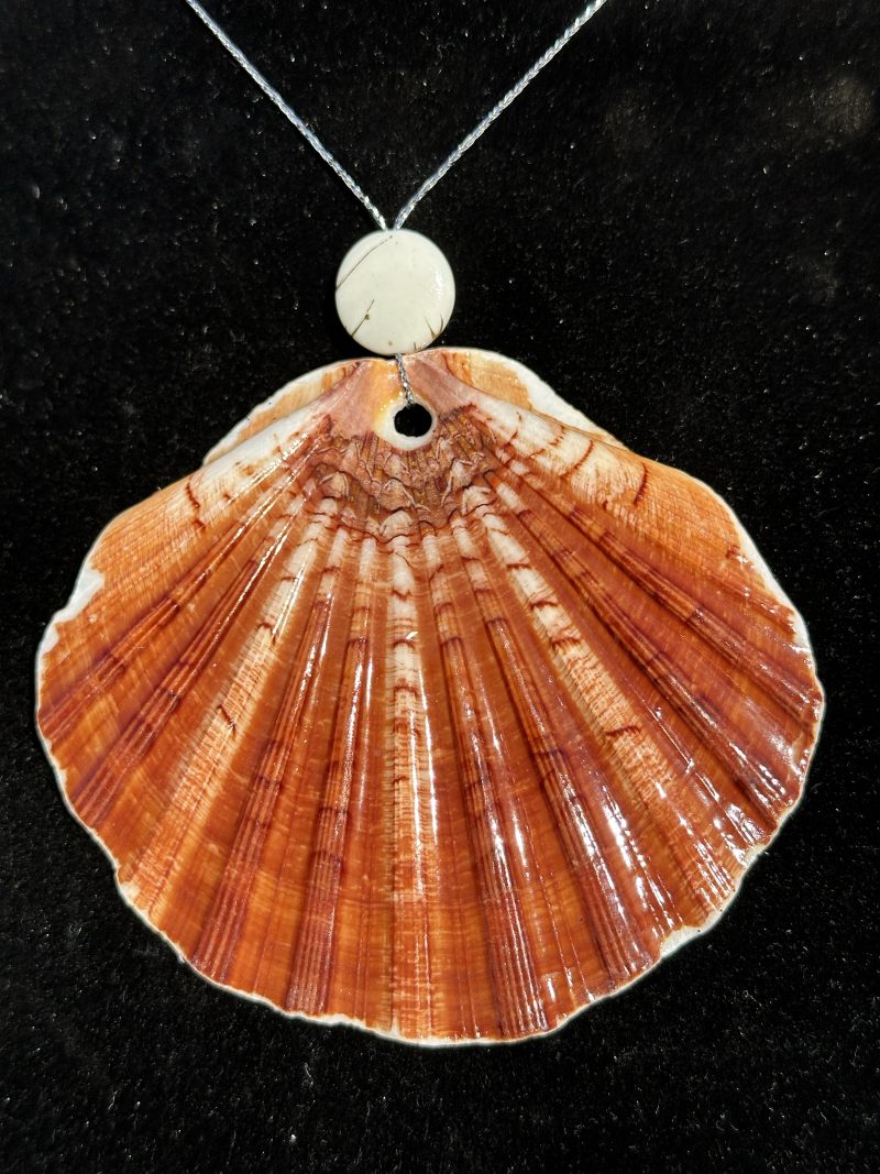 Christmas ornament shell decoupage resin