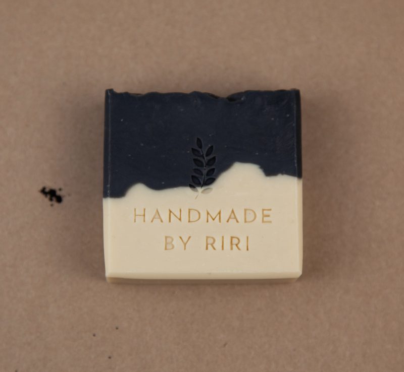 Handmade Neroli Patchouli Soap with Activated Charcoal & Cocoa Butter