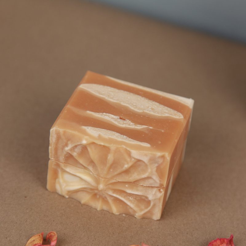 Handmade Vegan Soap: Rose Geranium & Lemongrass Essential Oils