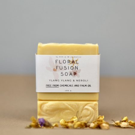 Handmade Floral Soap: Ylang Ylang n Neroli, Cocoa Butter, Palm Oil Free