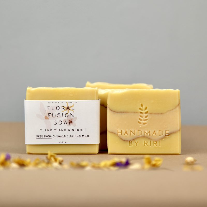 Handmade Floral Soap: Ylang Ylang n Neroli, Cocoa Butter, Palm Oil Free