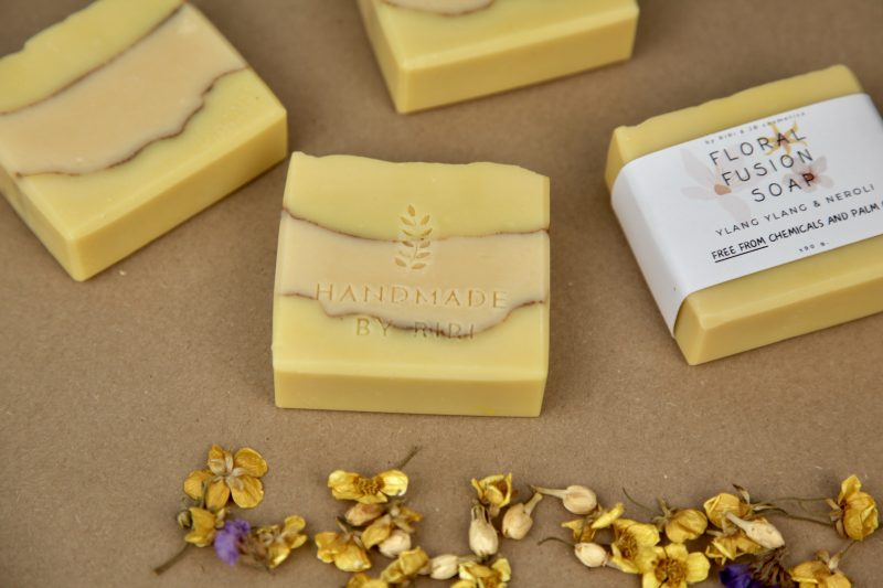 Handmade Floral Soap: Ylang Ylang n Neroli, Cocoa Butter, Palm Oil Free