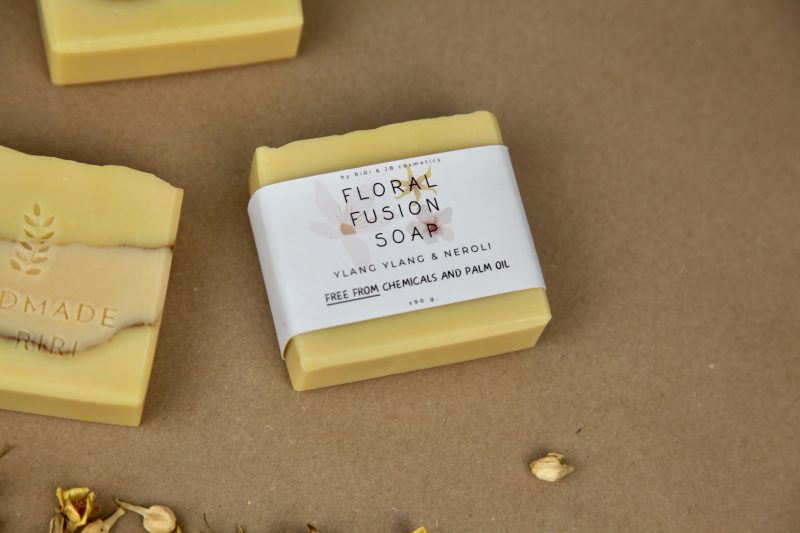 Handmade Floral Soap: Ylang Ylang n Neroli, Cocoa Butter, Palm Oil Free