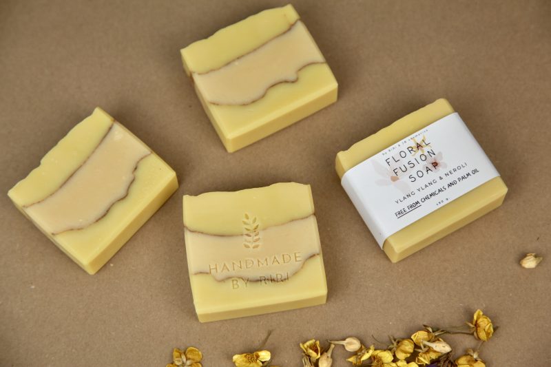 Handmade Floral Soap: Ylang Ylang n Neroli, Cocoa Butter, Palm Oil Free