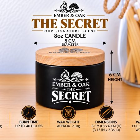 The Secret – Ember and Oak Exclusive | Candles, Wax Melts and Snap Bars