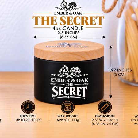 The Secret – Ember and Oak Exclusive | Candles, Wax Melts and Snap Bars