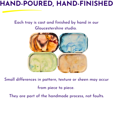 Handmade Marbled Soap Dish – AquaCast Bar Soap Holder