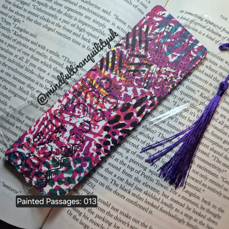 Painted Passages Handmade Art Bookmark | One-of-a-Kind