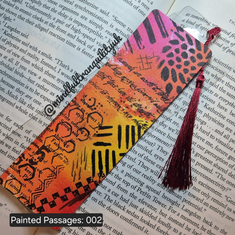 Painted Passages Handmade Art Bookmark | One-of-a-Kind