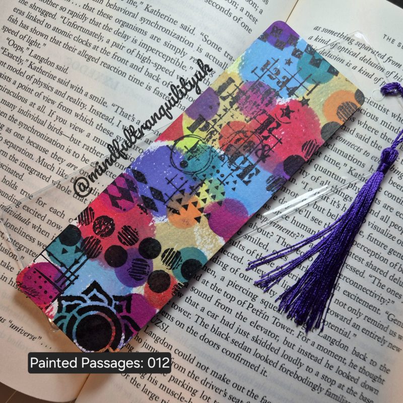 Painted Passages Handmade Art Bookmark | One-of-a-Kind
