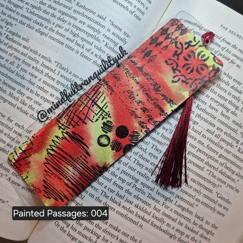 Painted Passages Handmade Art Bookmark | One-of-a-Kind