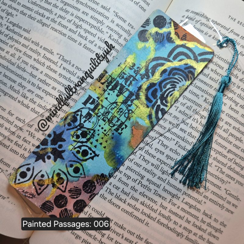 Painted Passages Handmade Art Bookmark | One-of-a-Kind
