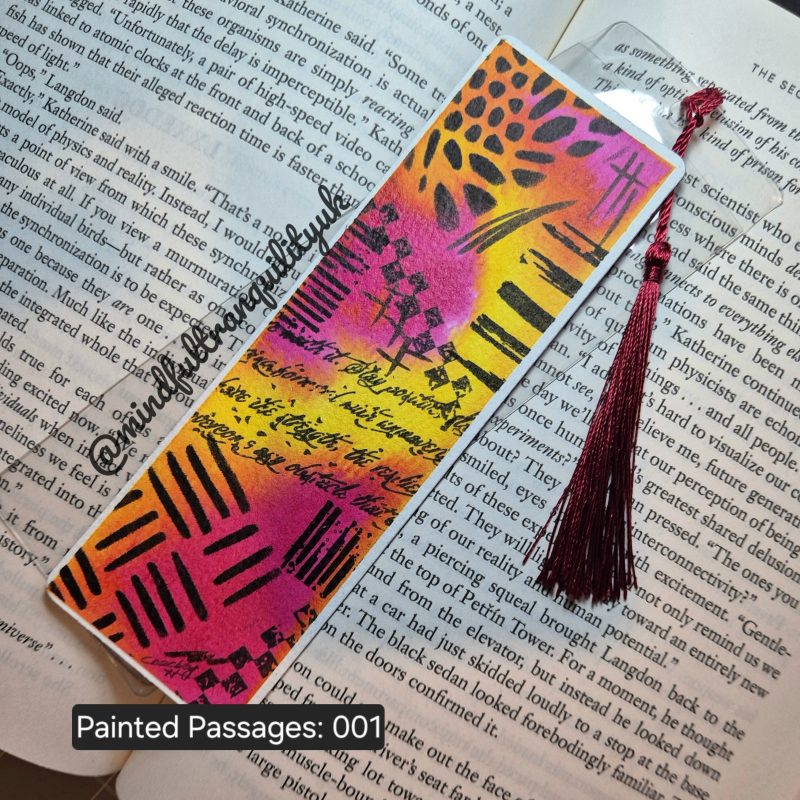 Painted Passages Handmade Art Bookmark | One-of-a-Kind
