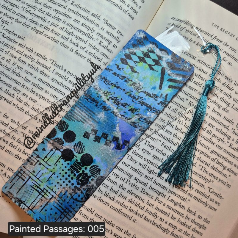 Painted Passages Handmade Art Bookmark | One-of-a-Kind