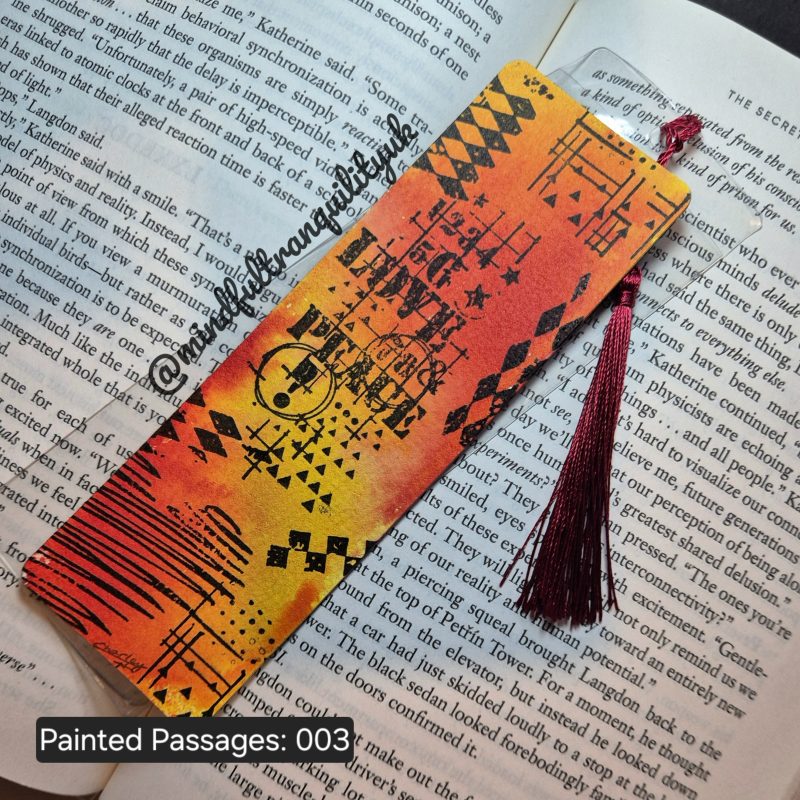 Painted Passages Handmade Art Bookmark | One-of-a-Kind