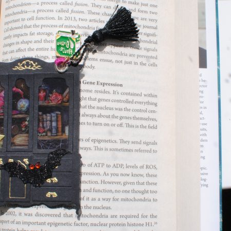 Dark academia Library bookmark Harry Potter Christmas gift handmade Witch book