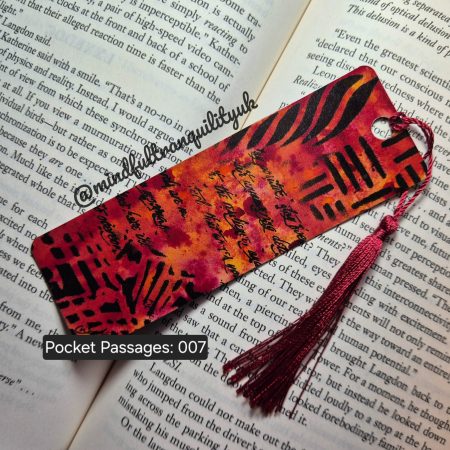 Pocket Passages Handmade Bookmark | One-of-a-Kind Art