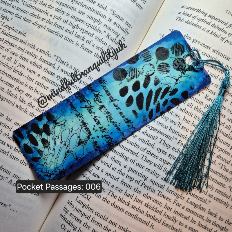 Pocket Passages Handmade Bookmark | One-of-a-Kind Art