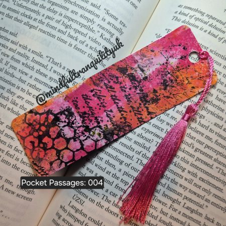 Pocket Passages Handmade Bookmark | One-of-a-Kind Art