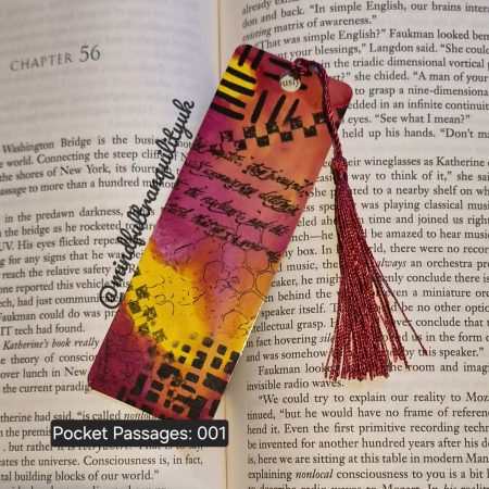 Pocket Passages Handmade Bookmark | One-of-a-Kind Art
