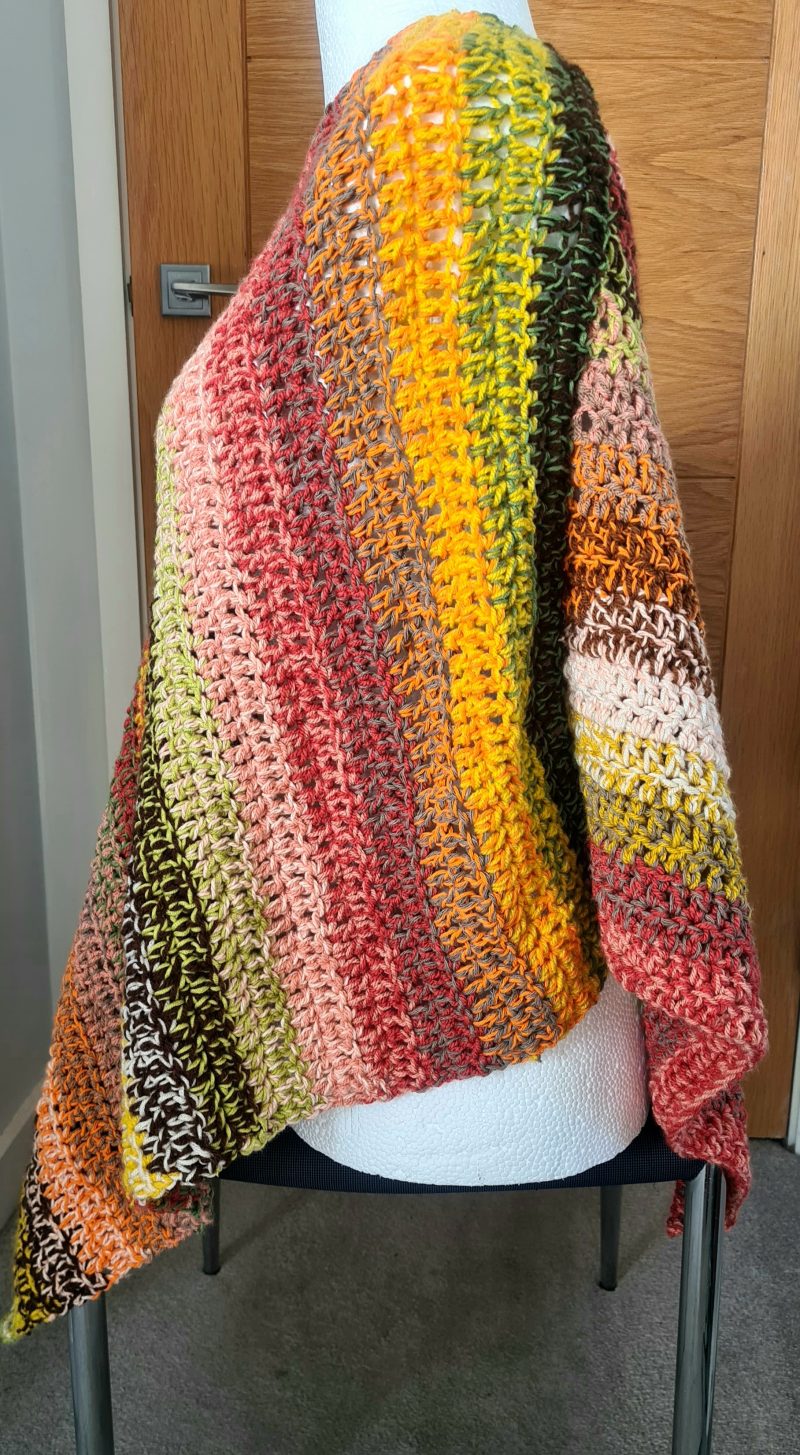 Autumnal Crochet Poncho