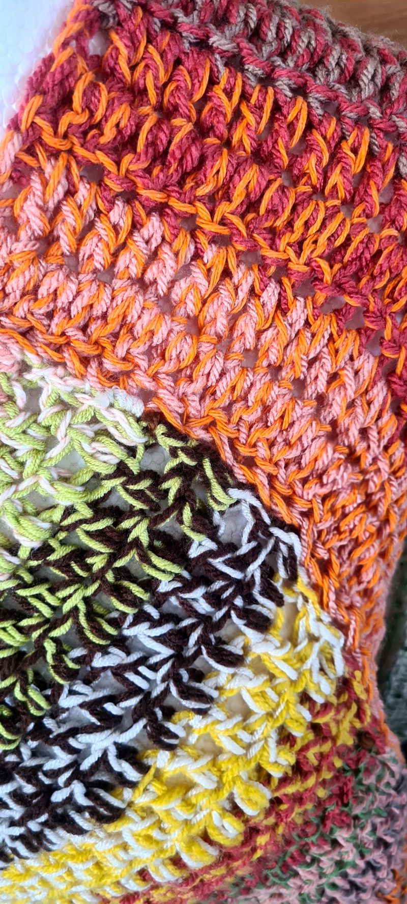 Autumnal Crochet Poncho