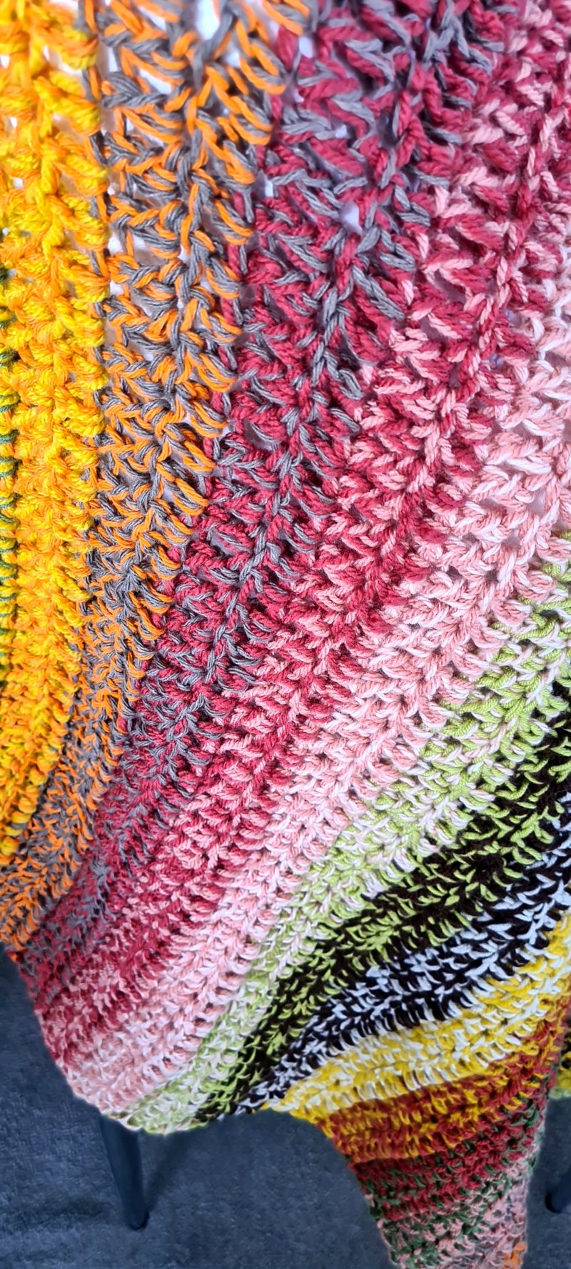 Autumnal Crochet Poncho