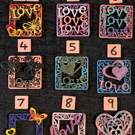Love Squared - Handmade Wooden Fridge Magnets (20% OFF MULTIBUY!)