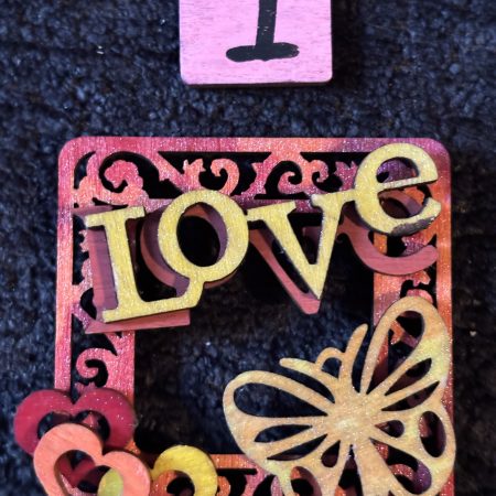 Love Squared - Handmade Wooden Fridge Magnets (20% OFF MULTIBUY!)