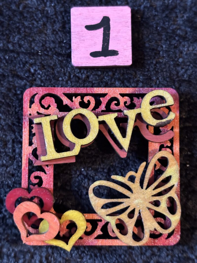 Love Squared - Handmade Wooden Fridge Magnets (20% OFF MULTIBUY!)