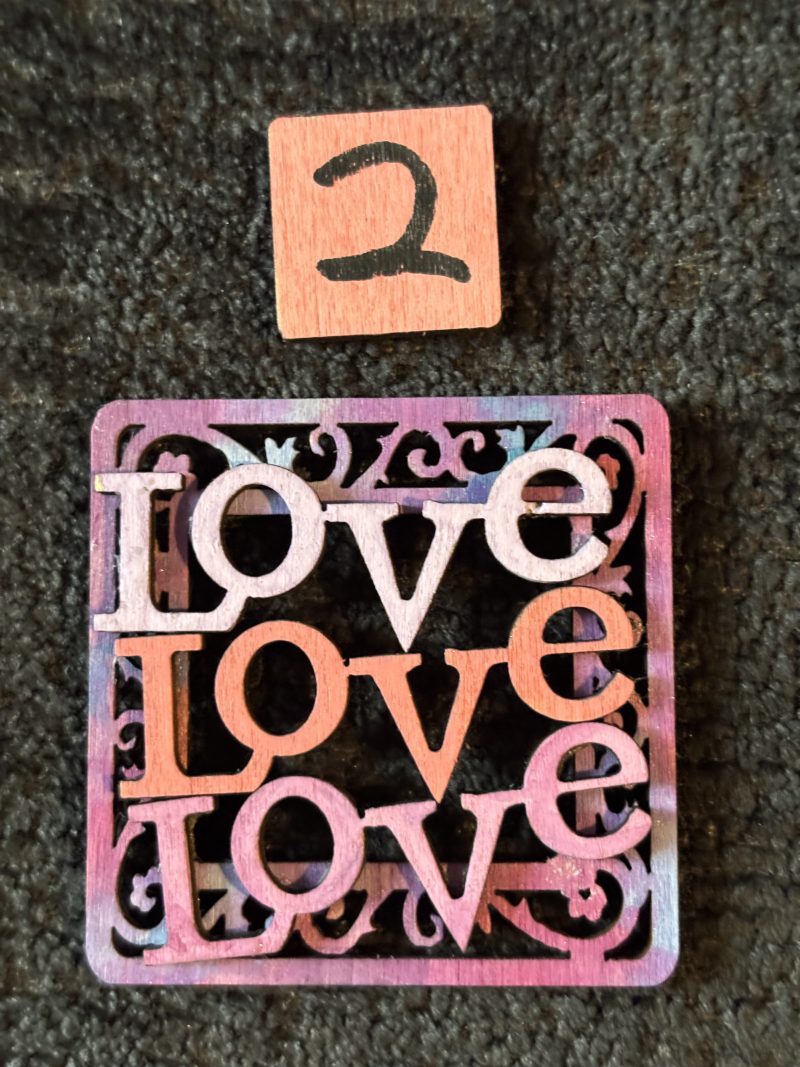 Love Squared - Handmade Wooden Fridge Magnets (20% OFF MULTIBUY!)