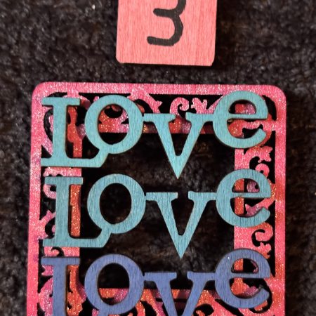 Love Squared - Handmade Wooden Fridge Magnets (20% OFF MULTIBUY!)