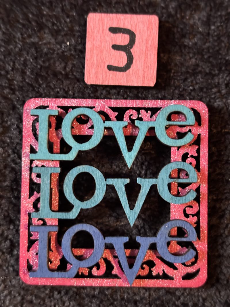 Love Squared - Handmade Wooden Fridge Magnets (20% OFF MULTIBUY!)