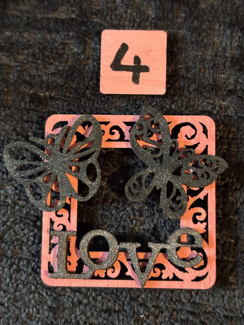 Love Squared - Handmade Wooden Fridge Magnets (20% OFF MULTIBUY!)