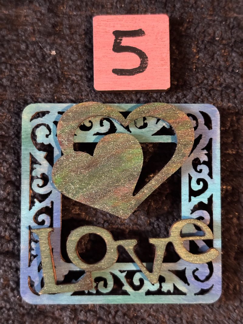 Love Squared - Handmade Wooden Fridge Magnets (20% OFF MULTIBUY!)