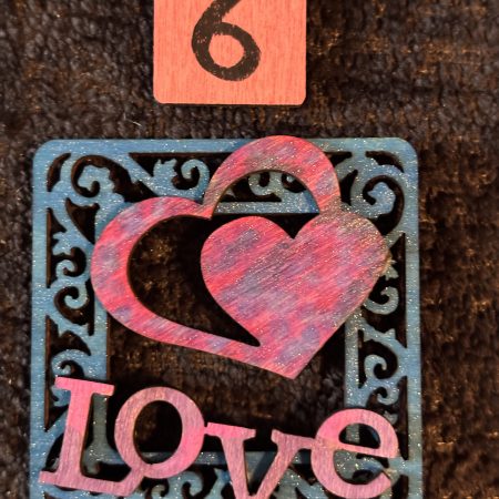 Love Squared - Handmade Wooden Fridge Magnets (20% OFF MULTIBUY!)